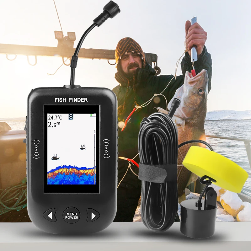 Fish Finder Cable - เครื่องหาปลา Erchang XF03 45 องศา 100
