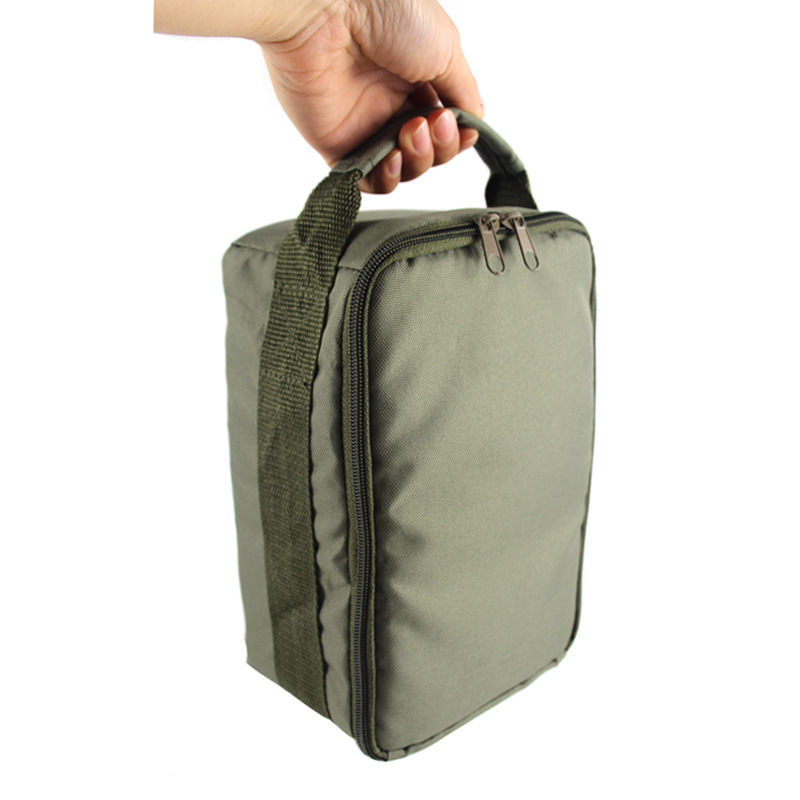 Fish Finder Case - กระเป๋าตกปลากระเป๋าตกปลากันน้ําแบบพกพาตกปลาReelเกียร์กระเป๋า 3 วงเวียนปรับได้สําหรับSpinning Baitcasting