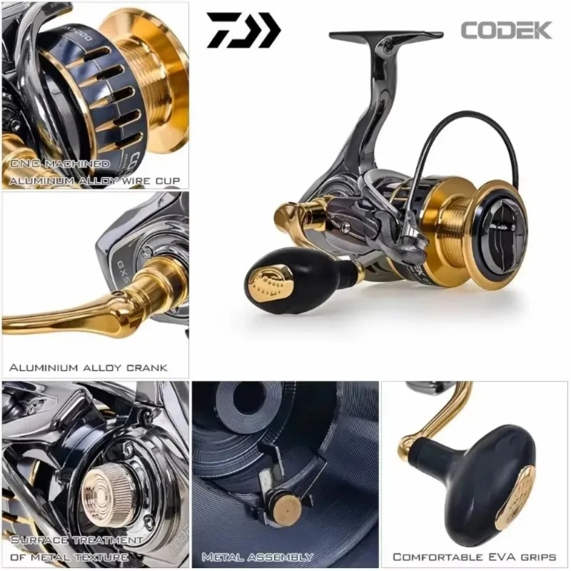 รอกตกปลา Daiwa CODEK รุ่นสปินน - Daiwa Reel Fuego บทวิจารณ์และราคา