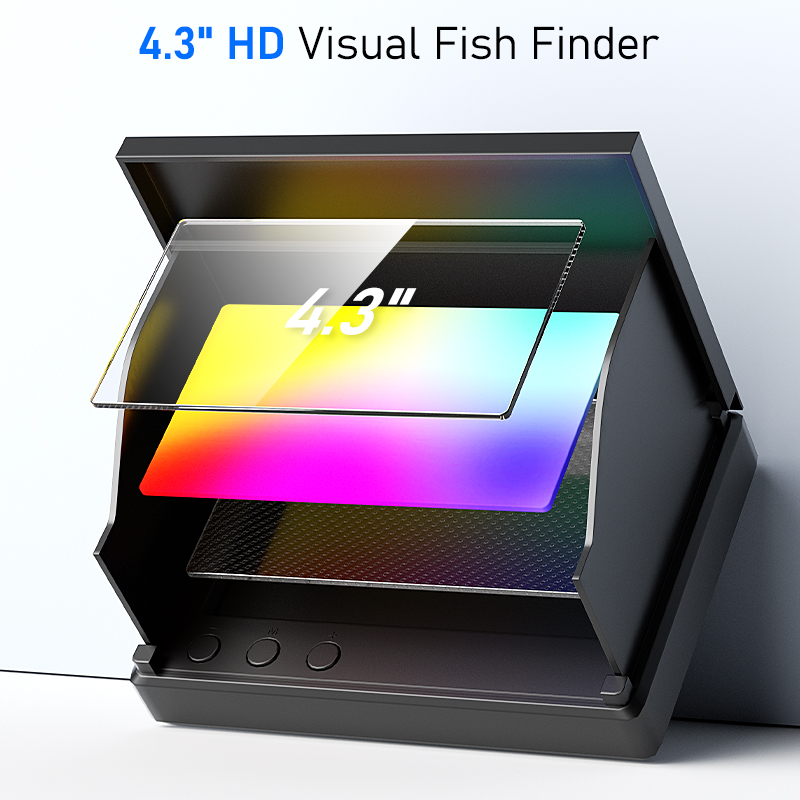 เครื่องหาปลาแบบพกพา หน้าจอ LCD - Fishing Depth Finder บทวิจารณ์และราคา